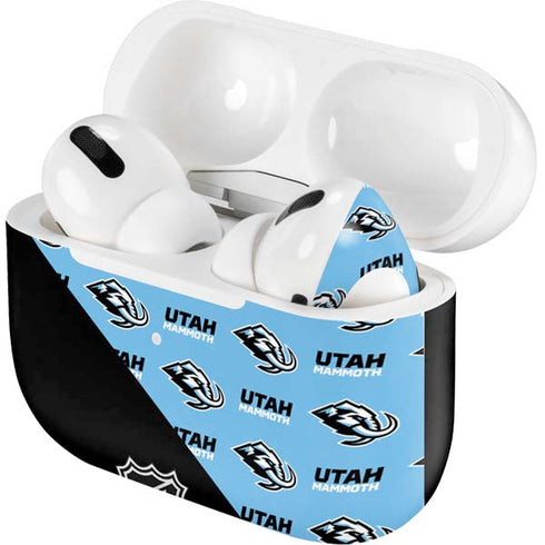NHL Utah Mammoth Logo Pattern Apple AirPods Pro Skin