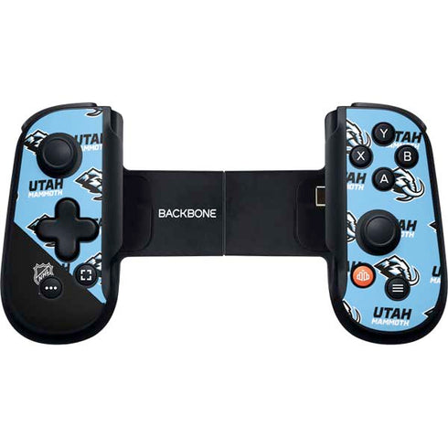 NHL Utah Mammoth Logo Pattern Backbone One for iPhone Game Controller Skin