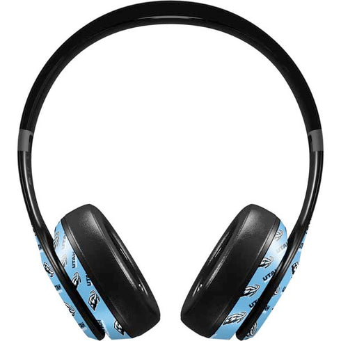NHL Utah Mammoth Logo Pattern Beats Solo 4 Wireless Headphones Skin