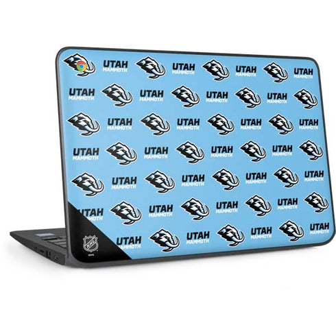 NHL Utah Mammoth Logo Pattern HP Chromebook Skin