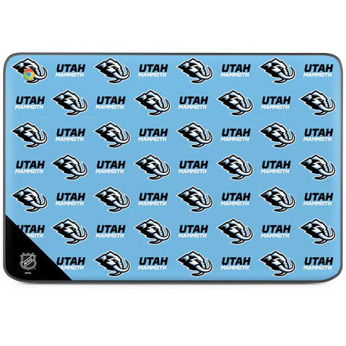 NHL Utah Mammoth Logo Pattern HP Chromebook Skin