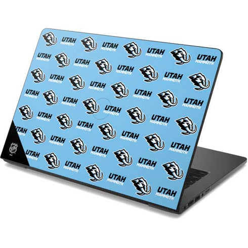NHL Utah Mammoth Logo Pattern Dell Chromebook Skin