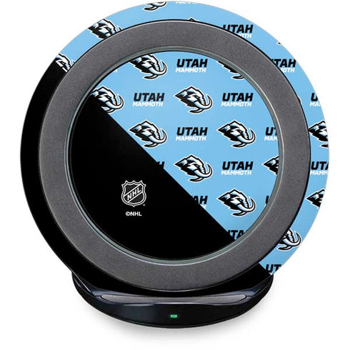 NHL Utah Mammoth Logo Pattern Fast Charge Wireless Charging Stand Skin