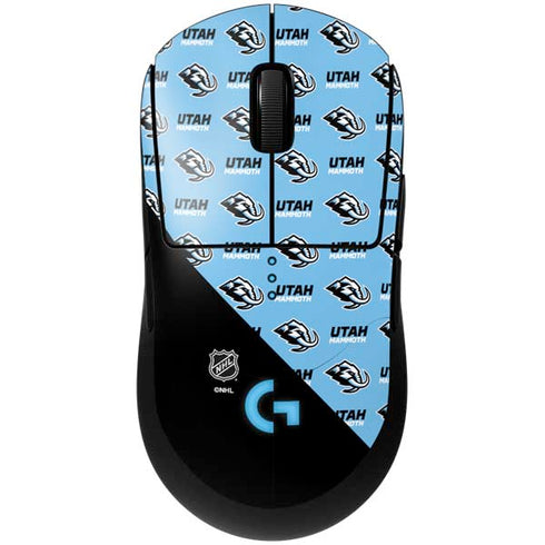 NHL Utah Mammoth Logo Pattern G Pro Wireless Gaming Mouse Skin