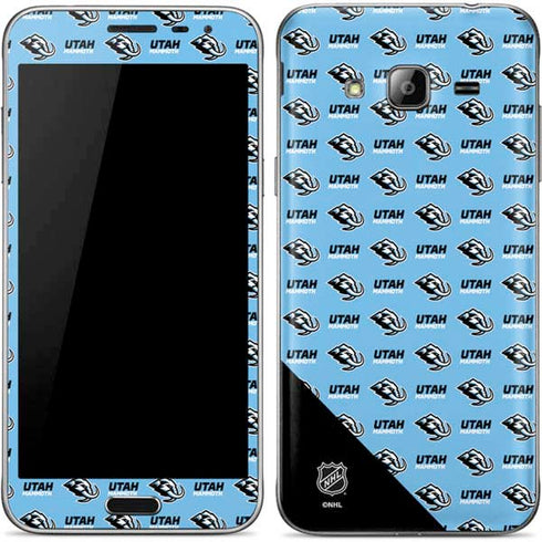NHL Utah Mammoth Logo Pattern Galaxy J3 Skin