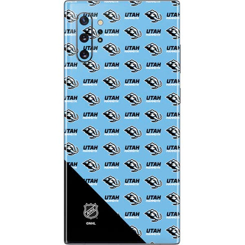 NHL Utah Mammoth Logo Pattern Galaxy Note 10 Plus Skin
