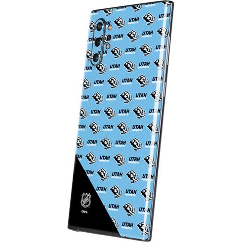 NHL Utah Mammoth Logo Pattern Galaxy Note 10 Plus Skin