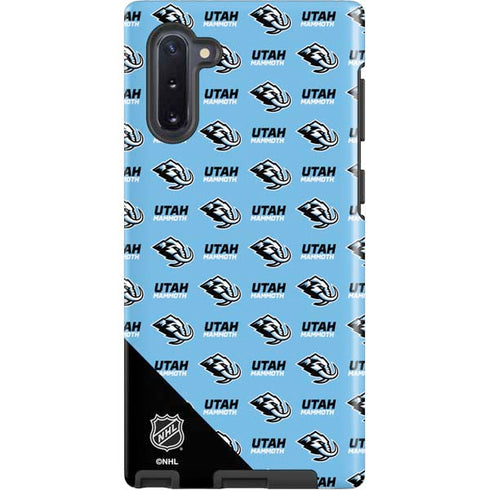 NHL Utah Mammoth Logo Pattern Galaxy Cases