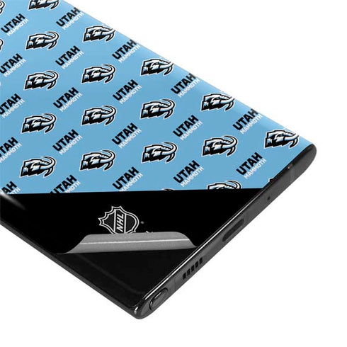 NHL Utah Mammoth Logo Pattern Galaxy Note 10 Skin