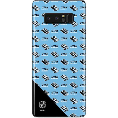 NHL Utah Mammoth Logo Pattern Galaxy Note 8 Skin