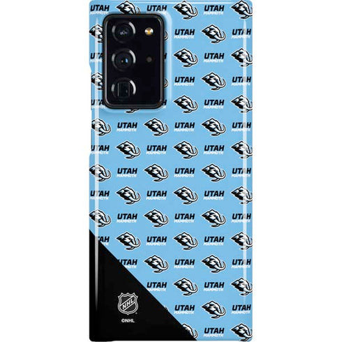 NHL Utah Mammoth Logo Pattern Galaxy Cases