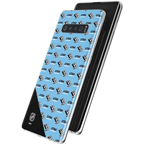 NHL Utah Mammoth Logo Pattern Galaxy S10 Plus Skin