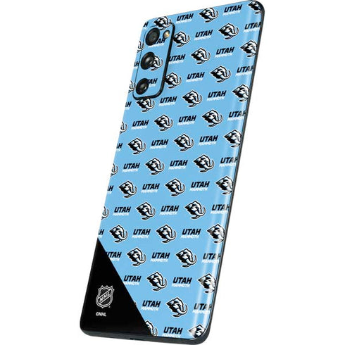 NHL Utah Mammoth Logo Pattern Galaxy S20 Fan Edition Skin