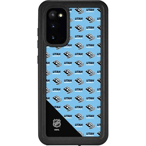 NHL Utah Mammoth Logo Pattern Galaxy S20 Waterproof Case
