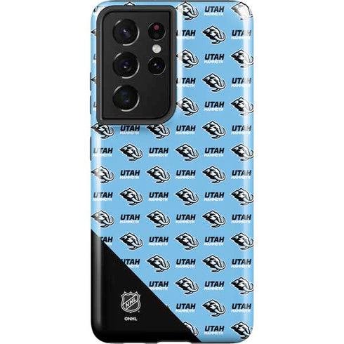 NHL Utah Mammoth Logo Pattern Galaxy S21 Ultra 5G Pro Case