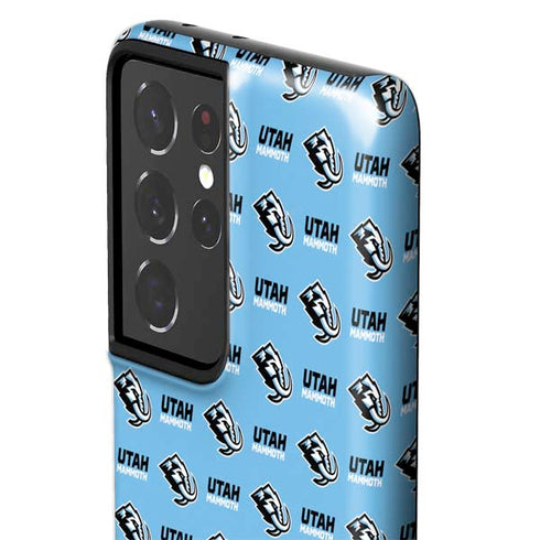 NHL Utah Mammoth Logo Pattern Galaxy S21 Ultra 5G Pro Case