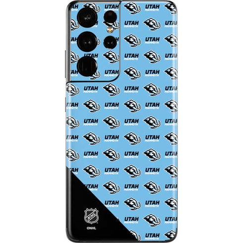 NHL Utah Mammoth Logo Pattern Galaxy S21 Ultra 5G Skin