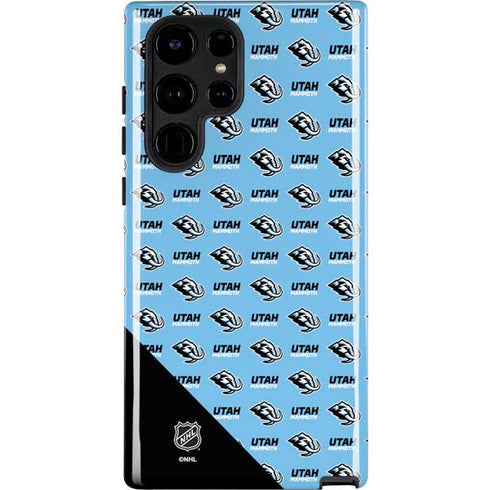NHL Utah Mammoth Logo Pattern Galaxy S22 Ultra Pro Case