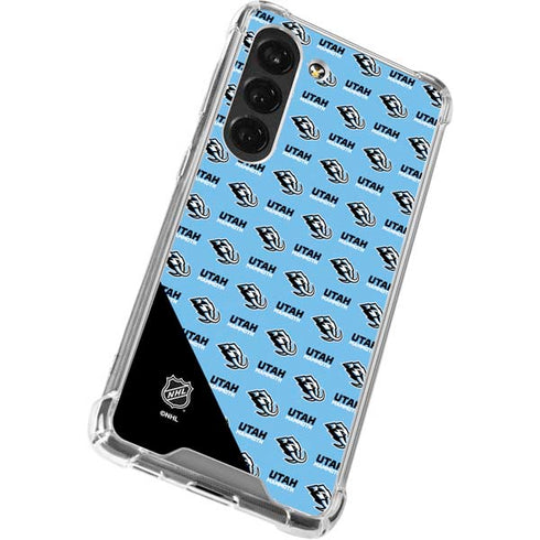 NHL Utah Mammoth Logo Pattern Galaxy S23 Clear Case