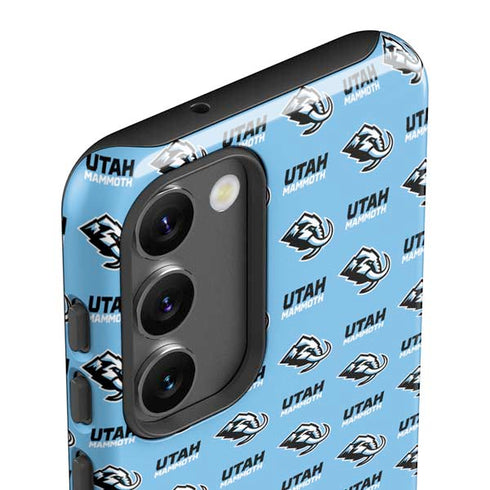 NHL Utah Mammoth Logo Pattern Galaxy S23 Plus Pro Case