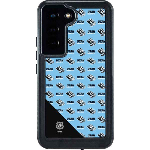 NHL Utah Mammoth Logo Pattern Galaxy S23 Waterproof Case