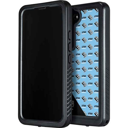NHL Utah Mammoth Logo Pattern Galaxy S23 Waterproof Case