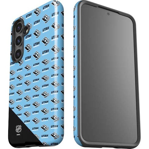 NHL Utah Mammoth Logo Pattern Galaxy S24 Plus Impact Case