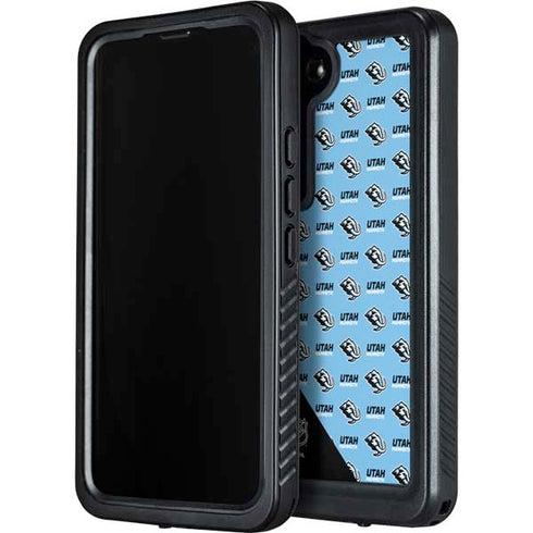 NHL Utah Mammoth Logo Pattern Galaxy S24 Plus Waterproof Case