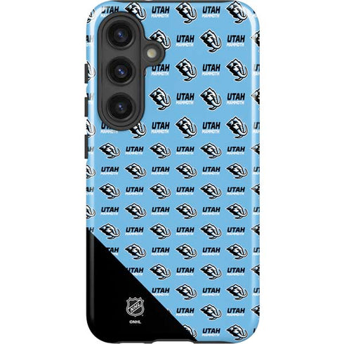 NHL Utah Mammoth Logo Pattern Galaxy S25 Impact Case