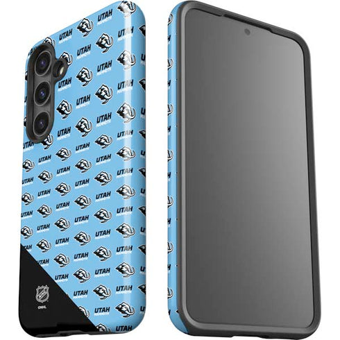 NHL Utah Mammoth Logo Pattern Galaxy S25 Impact Case