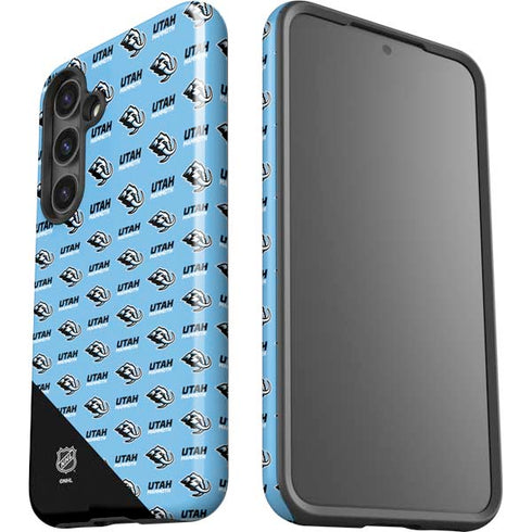 NHL Utah Mammoth Logo Pattern Galaxy S25 Plus Impact Case