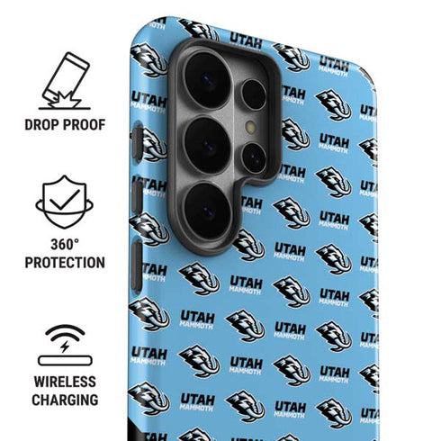 NHL Utah Mammoth Logo Pattern Galaxy S26 Ultra Impact Case
