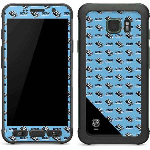 NHL Utah Mammoth Logo Pattern Galaxy S7 Active Skin