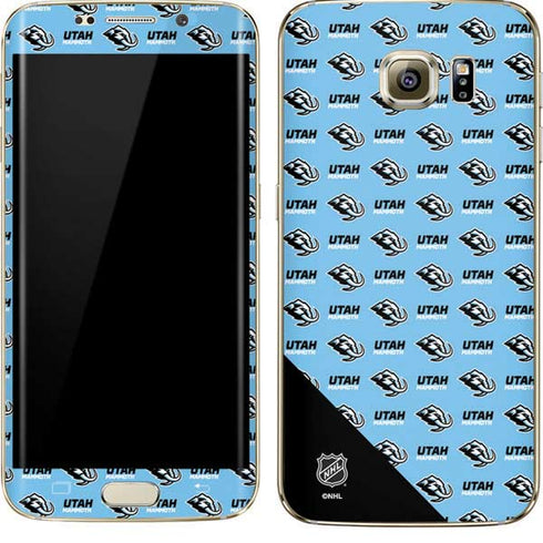 NHL Utah Mammoth Logo Pattern Galaxy S7 Edge Skin