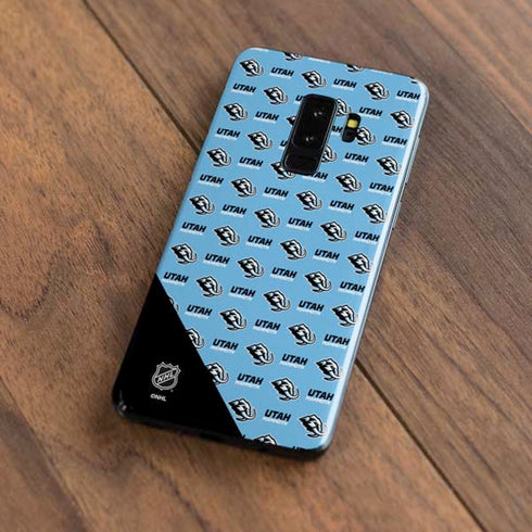 NHL Utah Mammoth Logo Pattern Galaxy S9 Plus Skin