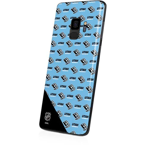 NHL Utah Mammoth Logo Pattern Galaxy S9 Skin
