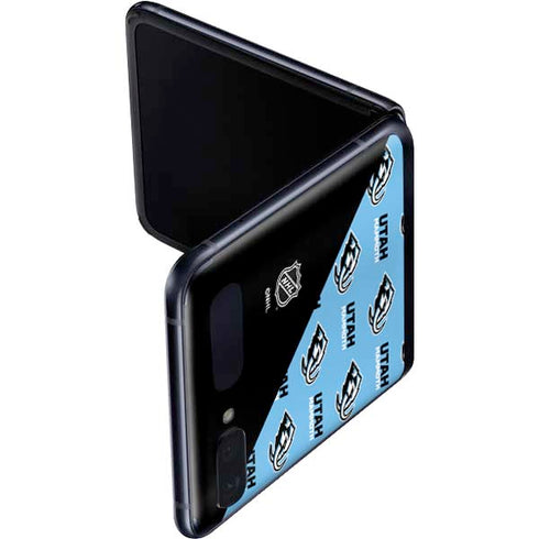 NHL Utah Mammoth Logo Pattern Galaxy Z Flip Skin
