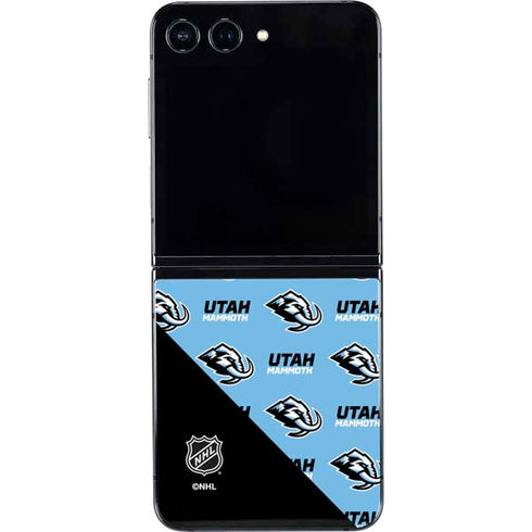 NHL Utah Mammoth Logo Pattern Galaxy Z Flip5 5G Skin