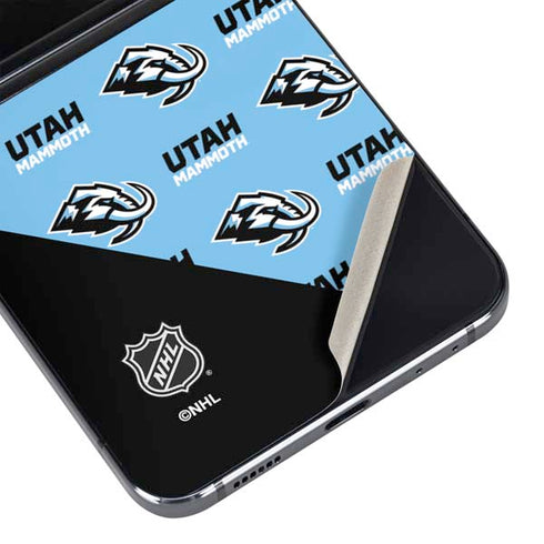 NHL Utah Mammoth Logo Pattern Galaxy Z Flip5 5G Skin