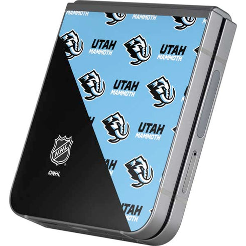 NHL Utah Mammoth Logo Pattern Galaxy Z Flip6 Skin