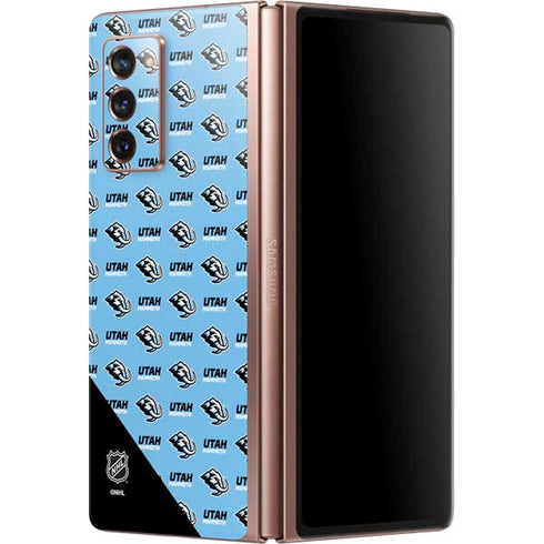 NHL Utah Mammoth Logo Pattern Galaxy Z Fold2 5G Skin