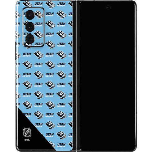 NHL Utah Mammoth Logo Pattern Galaxy Z Fold2 5G Skin