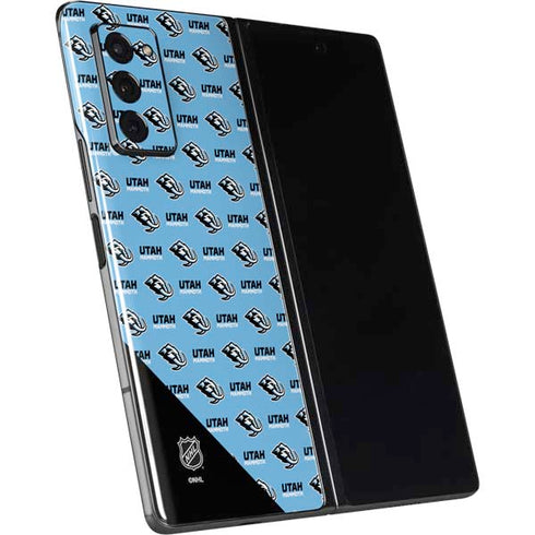 NHL Utah Mammoth Logo Pattern Galaxy Z Fold2 5G Skin
