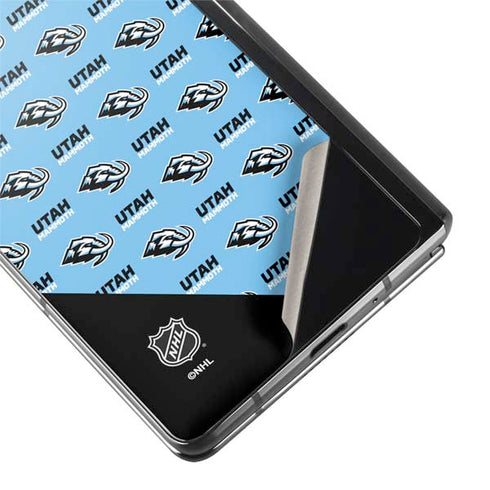 NHL Utah Mammoth Logo Pattern Galaxy Z Fold2 5G Skin