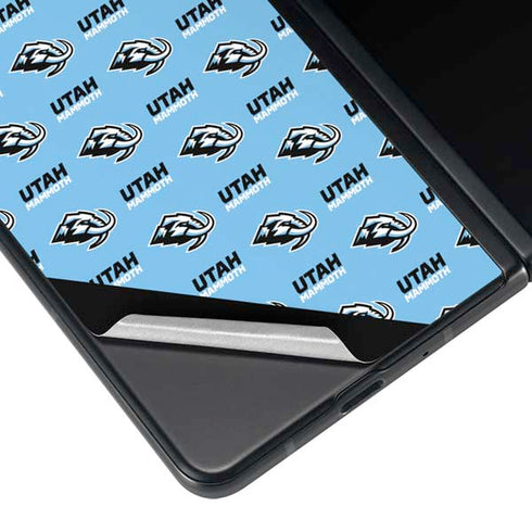 NHL Utah Mammoth Logo Pattern Galaxy Z Fold3 5G Skin