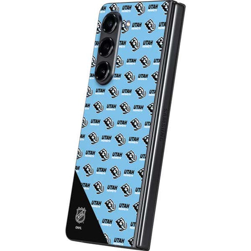 NHL Utah Mammoth Logo Pattern Galaxy Z Fold5 5G Skin