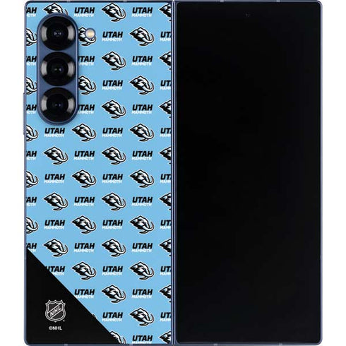 NHL Utah Mammoth Logo Pattern Galaxy Z Fold6 Skin