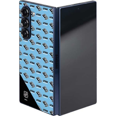 NHL Utah Mammoth Logo Pattern Galaxy Z Fold6 Skin