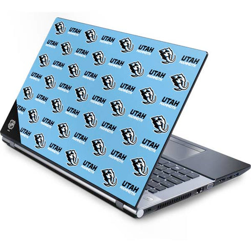 NHL Utah Mammoth Logo Pattern Generic Laptop Skin