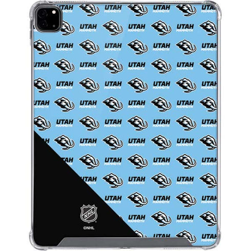 NHL Utah Mammoth Logo Pattern iPad Pro 12.9in (2020) Clear Case
